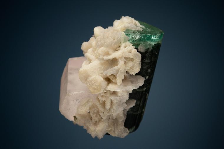 ELBAITE with BERYL var. Morganite